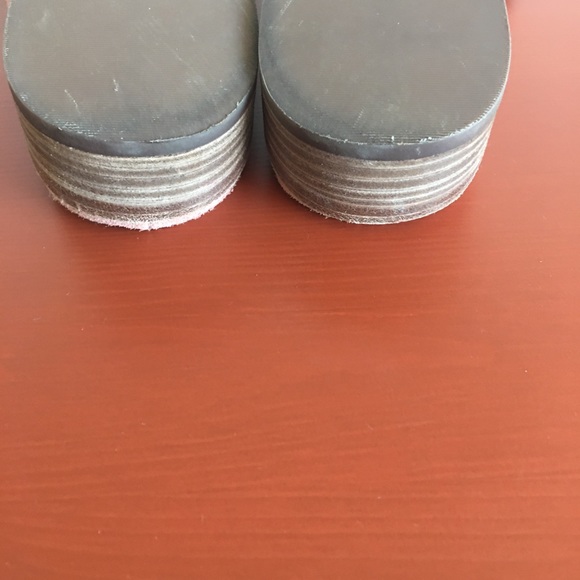 Madewell Pink Suede Slide Ons - Picture 4 of 8